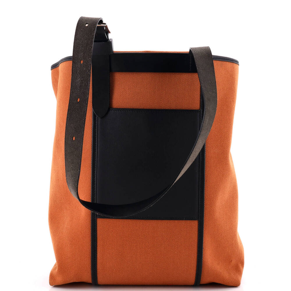 Hermes 27 Etriviere Pocket Tote Toile and Leather